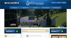 Desktop Screenshot of cityofws.org